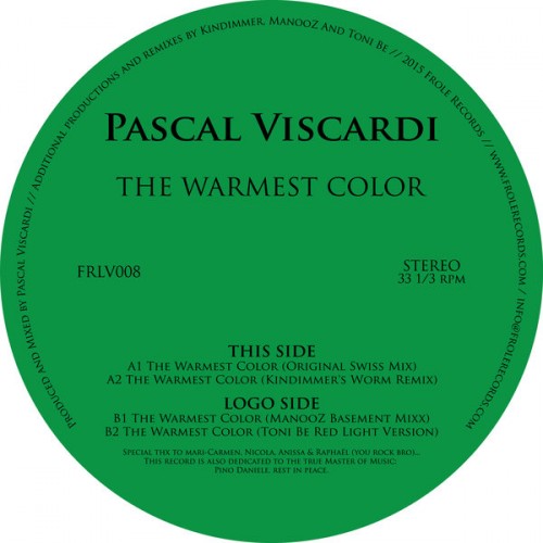 image cover: Pascal Viscardi - The Warmest Color / Frole Records / FRLV008