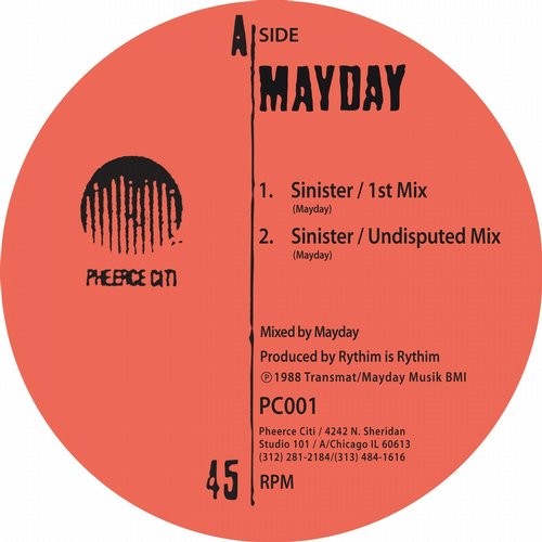 image cover: Mayday - Sinister / KMS Records / PC001