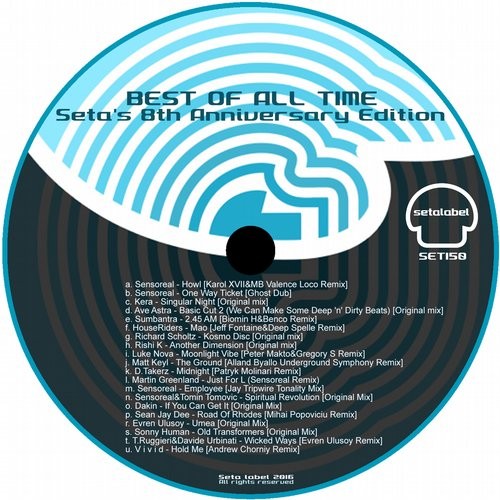 image cover: VA - Best Of All Time - Seta Label's 8th Anniversary Edition / Seta Label / SET150