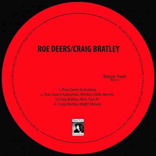 image cover: Roe Deers, Craig Bratley, Markus GIBB - Roe Deers / Craig Bratley / Magic Feet Recordings / MF015