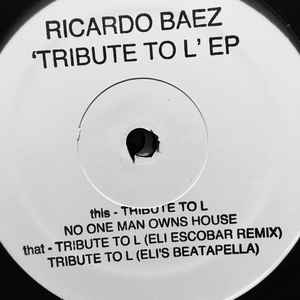 image cover: Ricardo Baez - Tribute To L / Night People / NP105D