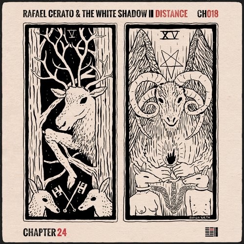 image cover: Rafael Cerato, THe WHite SHadow (FR) - Distance / Chapter 24 Records / CH018