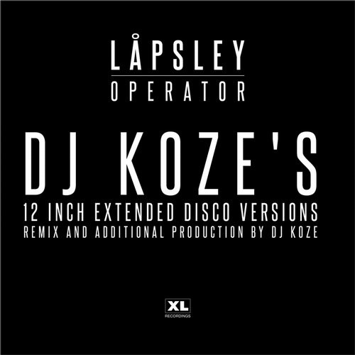 image cover: Låpsley - Operator (DJ Koze's 12 inch Extended Disco Versions) / XLDS788