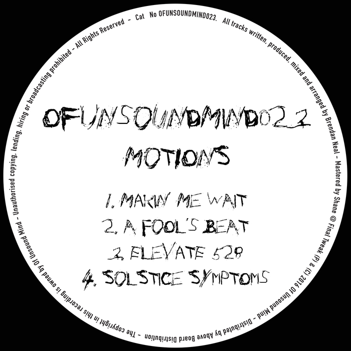 image cover: Motions - OFUNSOUNDMIND023 / Motions