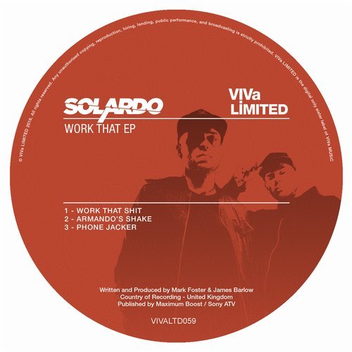 image cover: Solardo - Work That EP / VIVALTD059