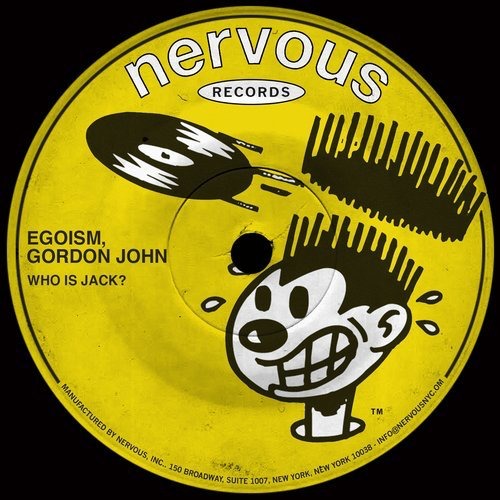 image cover: Gordon John, Egoism - Who Is Jack? / Nervous Records