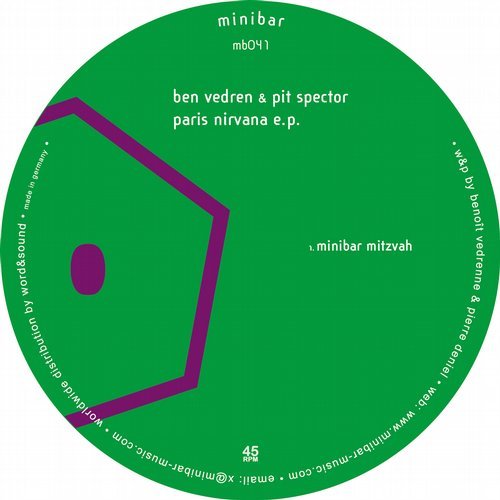 image cover: Ben Vedren, Pit Spector - Paris Nirvana EP / Minibar Music