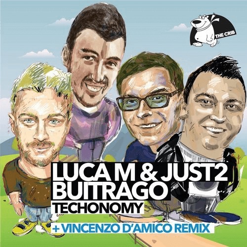image cover: Luca M & JUST2, Buitrago - Techonomy / The Crib Music