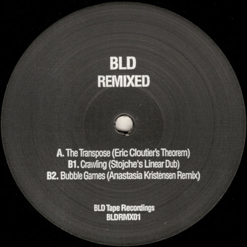 image cover: VINYL: BLD - Remixed - Limited 12 / BLD Tape Recordings