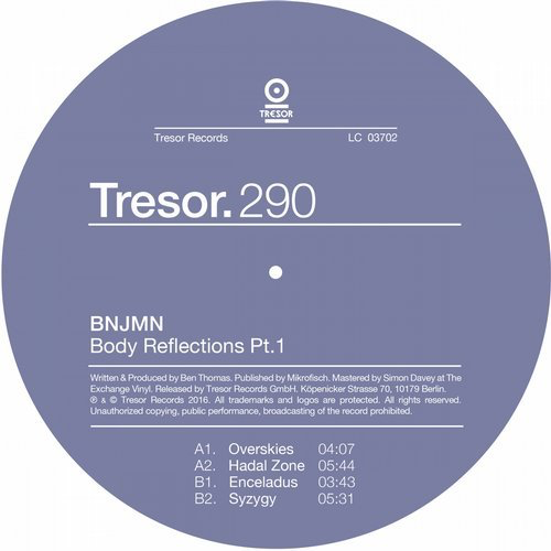 image cover: Bnjmn - Body Reflections, Pt.1 / Tresor Records