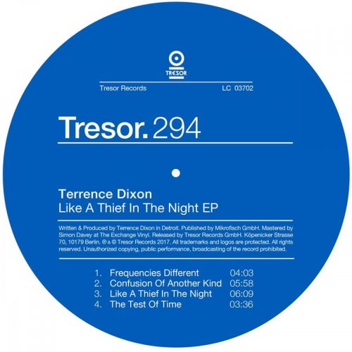 image cover: Terrence Dixon - Like a Thief in the Night / Tresor