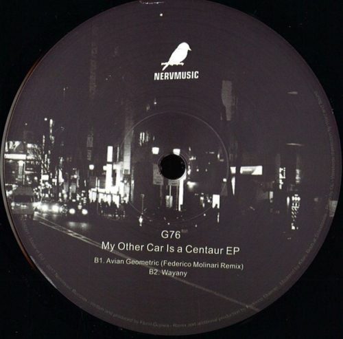 image cover: G76 - My Other Car Is A Centaur (INCL. Federico Molinari Remix) / Nervmusic Records