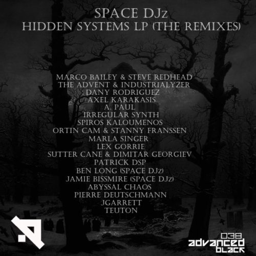 image cover: Space DJz - Hidden Systems LP (The Remixes) / Advanced (Black)