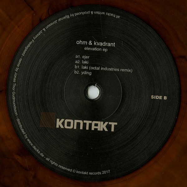image cover: VINYL: Ohm & Kvadrant - Elevation EP / Kontakt Records
