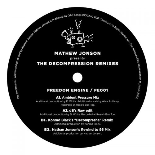 image cover: Mathew Jonson - Mathew Jonson Presents The Decompression Remixes / Freedom Engine