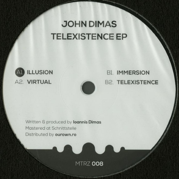 image cover: VINYL: John Dimas - Telexistence EP / Metereze