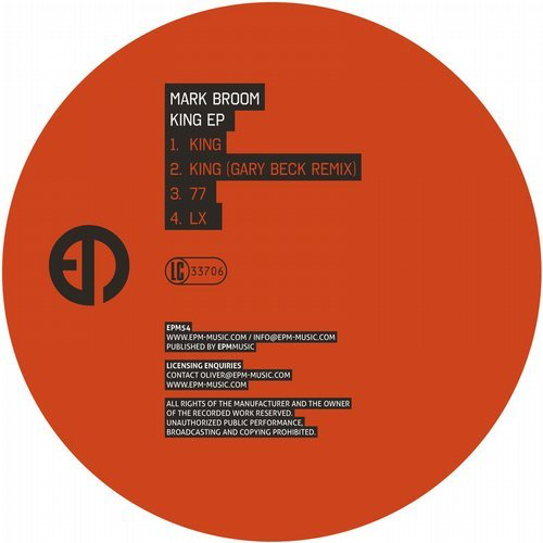 image cover: Mark Broom - King EP / ePM Music