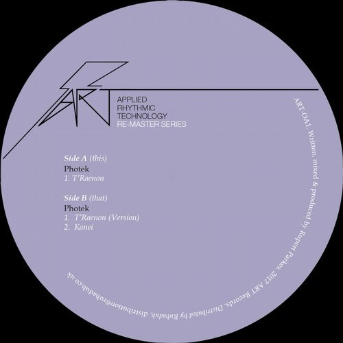 image cover: Photek - T'Raenon (Remastered Edition) / Applied Rhythmic Technology (ART)