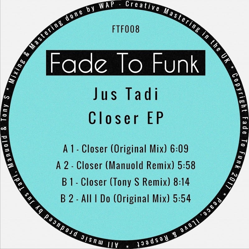 image cover: Jus Tadi - Closer / Fade To Funk