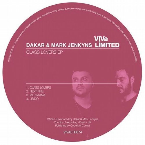 image cover: Dakar & Mark Jenkyns - Class Lovers EP / VIVa LIMITED