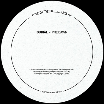 image cover: Burial - Pre Dawn / Indoors / Nonplus Records