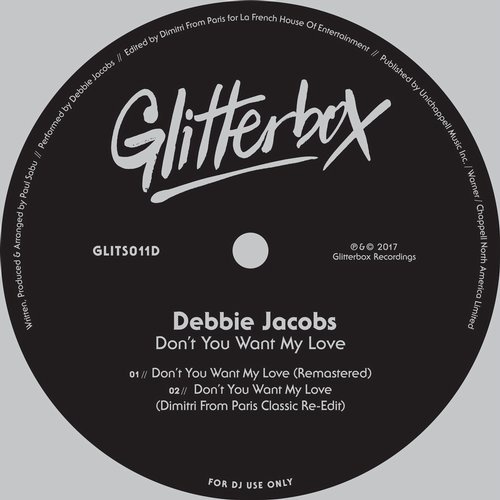 image cover: Debbie Jacobs - Dont You Want My Love / Glitterbox Recordings