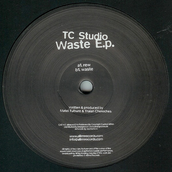 image cover: TC Studio - Waste E.p / All Inn Black