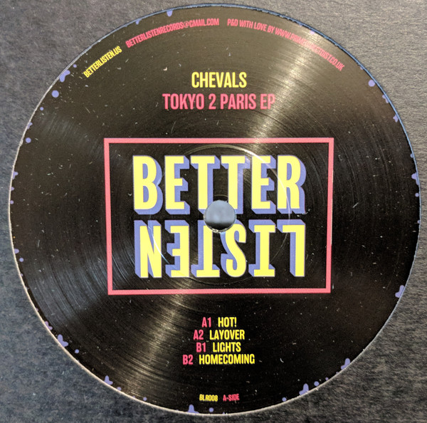 image cover: Chevals - Tokyo 2 Paris EP / Better Listen Records