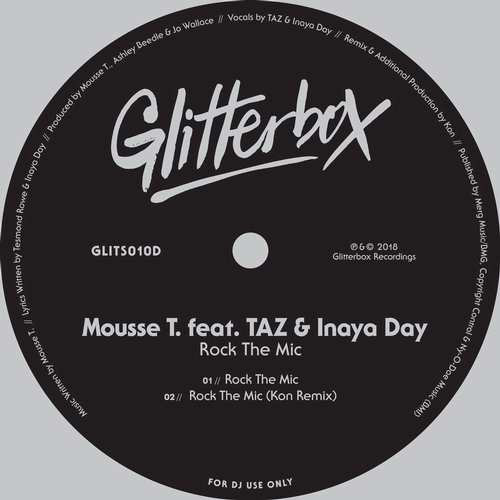 image cover: Mousse T. - Rock The Mic / Glitterbox Recordings