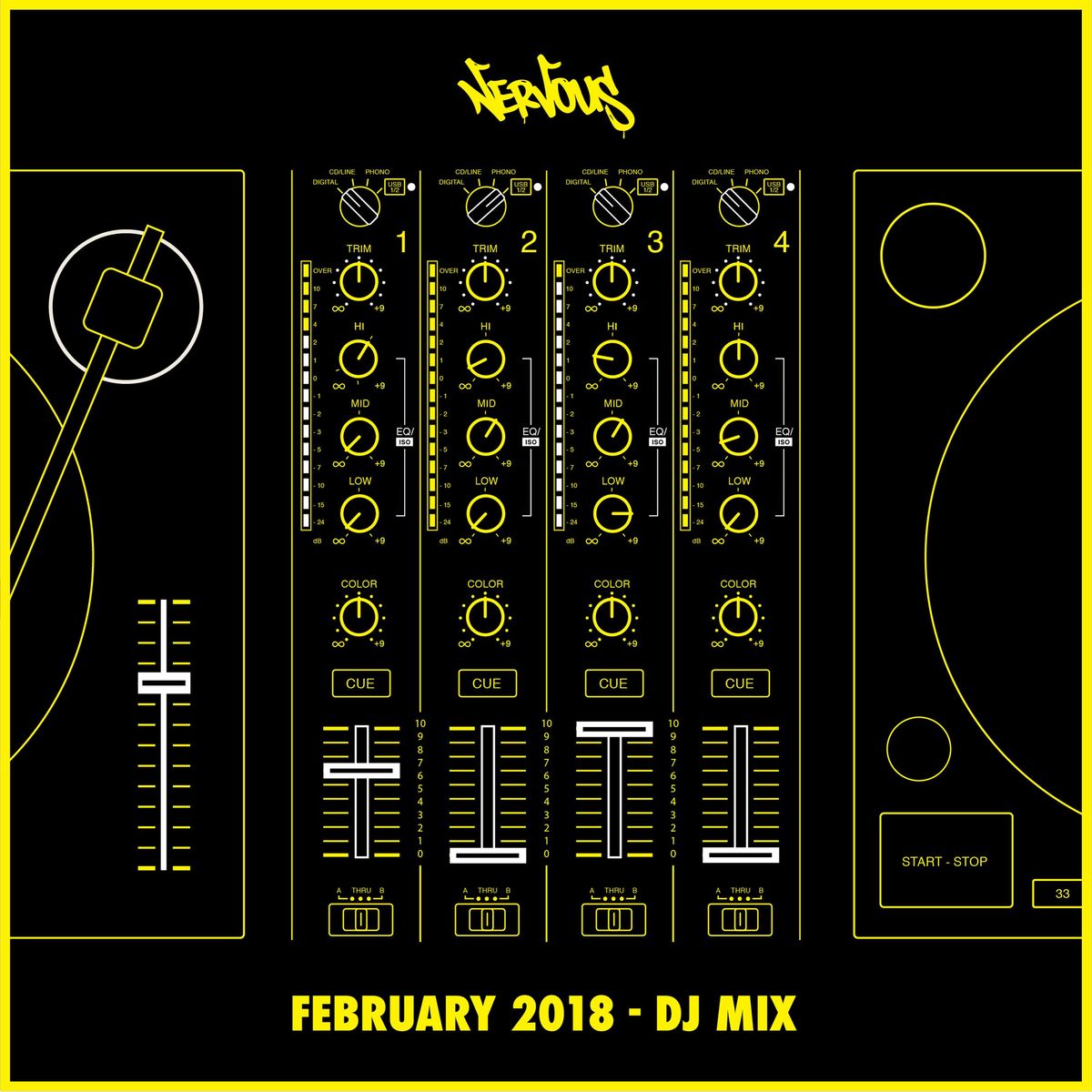 image cover: VA - Nervous February 2018 - DJ Mix / Nervous Records