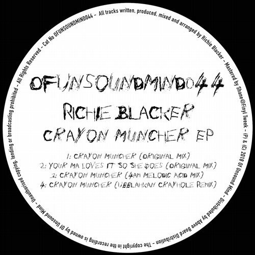 image cover: Richie Blacker - Crayon Muncher EP / Of Unsound Mind