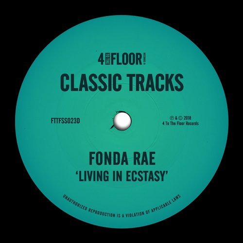 image cover: Fonda Rae - Living In Ecstasy / 4 To The Floor Records - FTTFSS023D