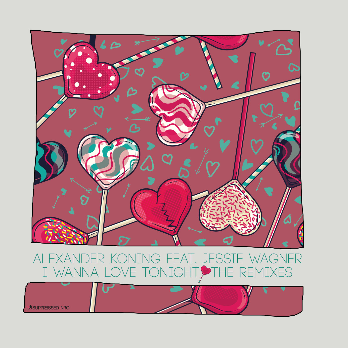 image cover: Alexander Koning - I Wanna Love Tonight - The Remixes / Suppressed Energy