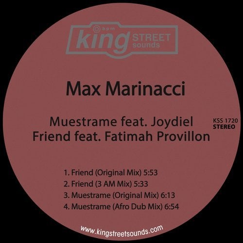 image cover: Max Marinacci, Fatimah Provillon, Joydiel - Muestrame / Friend / KSS1720