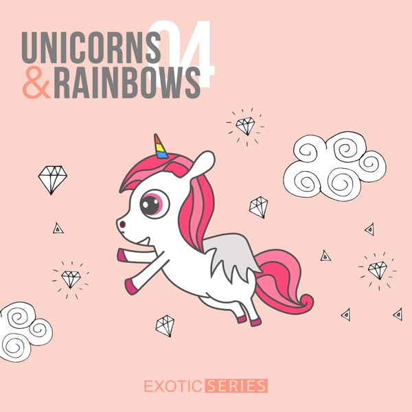 image cover: Various Artists - Unicorns and Rainbows 4 / Exotic Series
