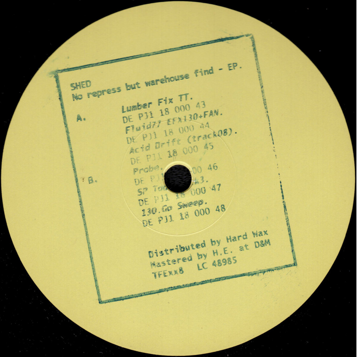image cover: Shed - No Repress But Warehouse Find Ep /