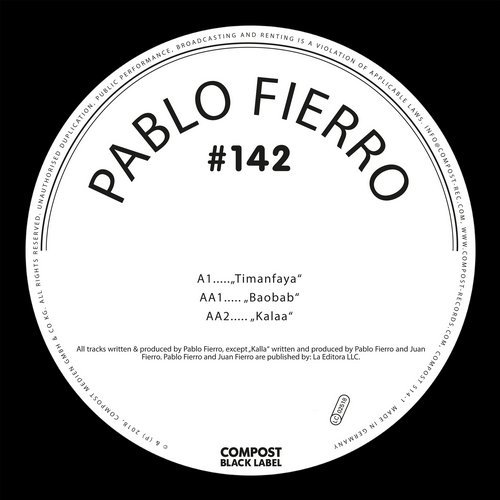 image cover: Pablo Fierro - Timanfaya EP - Compost Black Label #142 / CPT5143