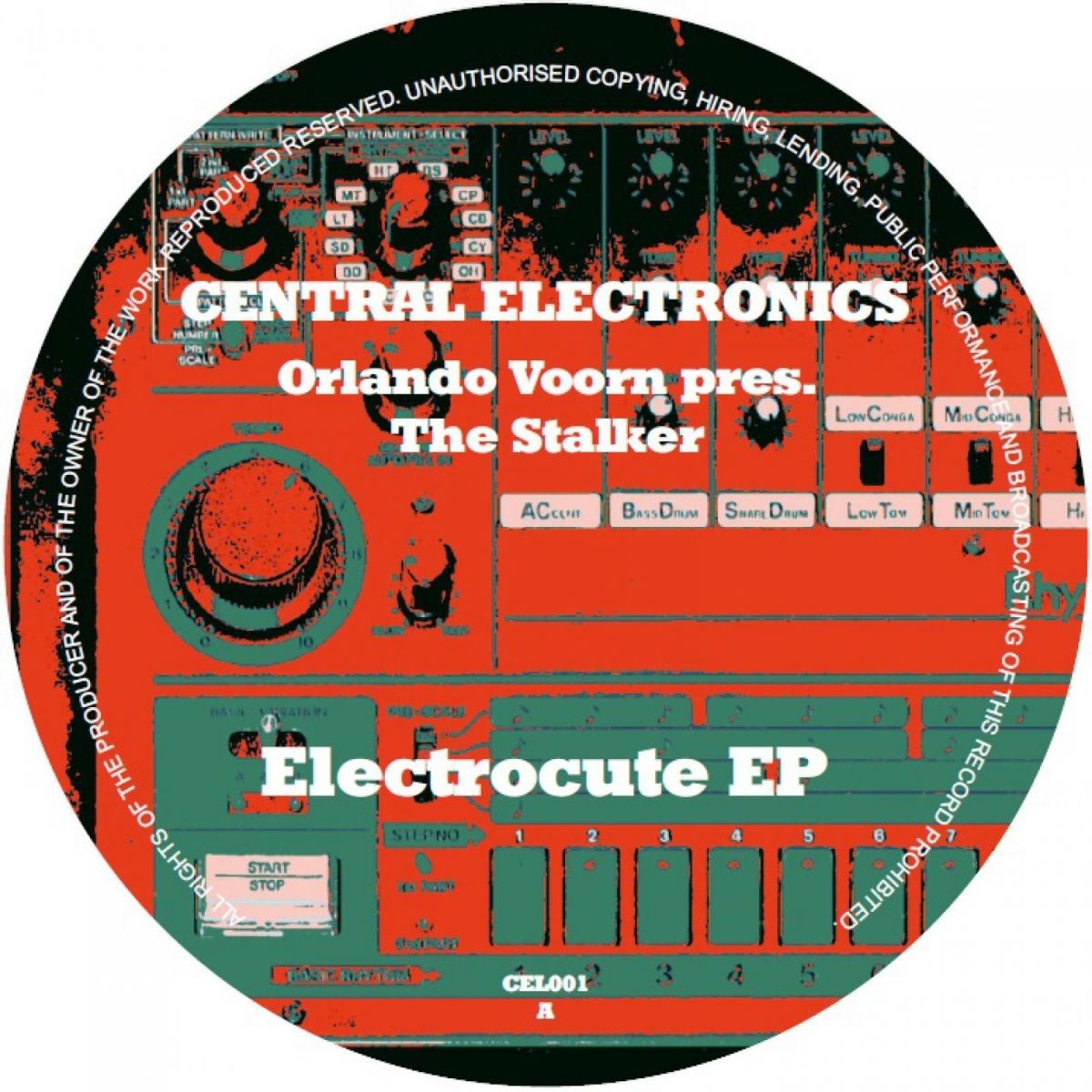 image cover: Orlando Voorn, The Stalker - Electrocute EP / Central Electronix