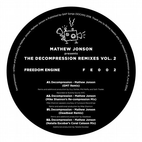 image cover: Mathew Jonson - Mathew Jonson Presents The Decompression Remixes Vol. 2 / FE002
