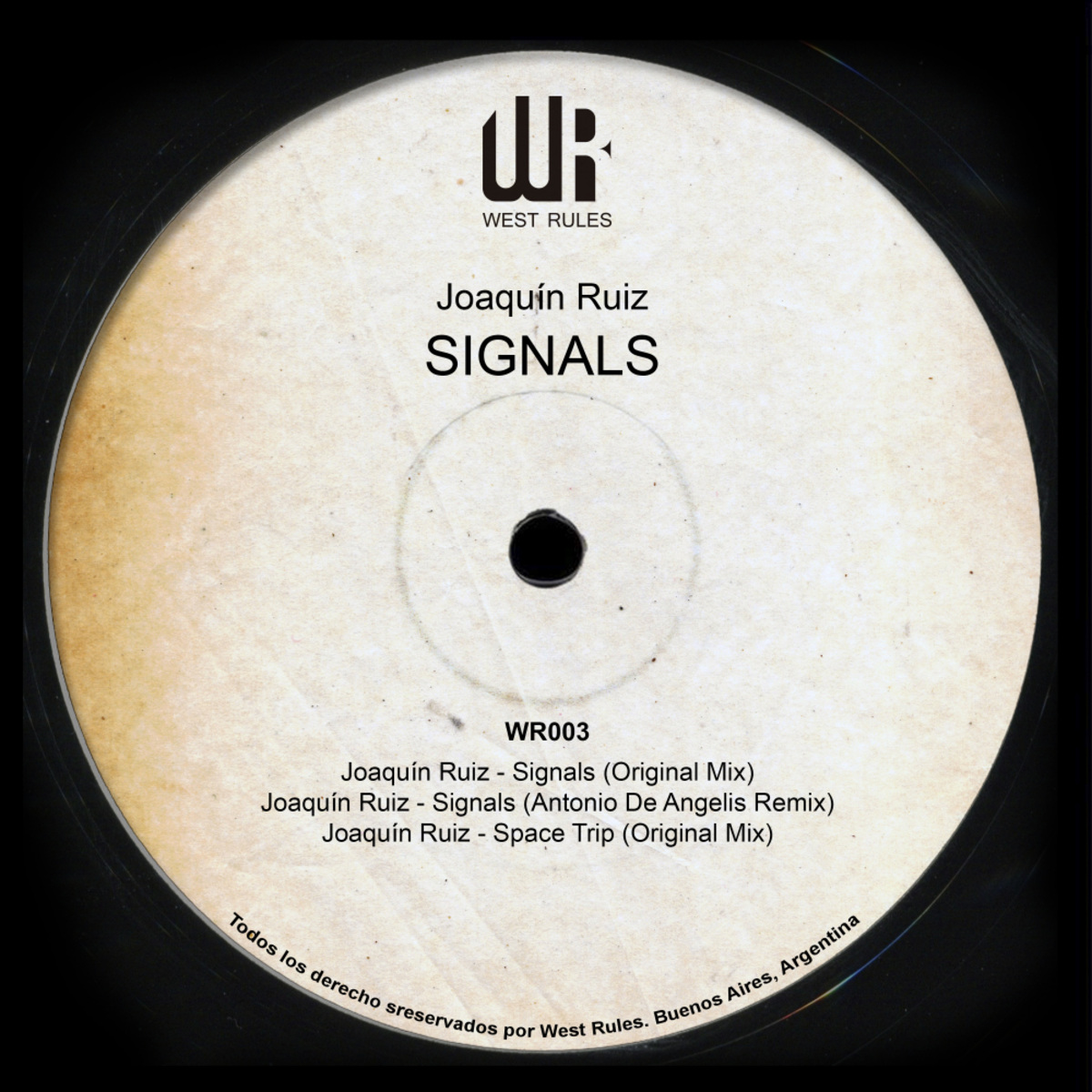image cover: Joaquín Ruiz - Signals / West Rules