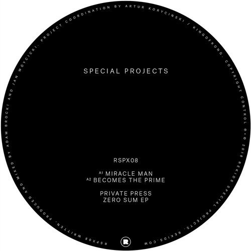 image cover: Private Press - Zero Sum EP / RSPX08