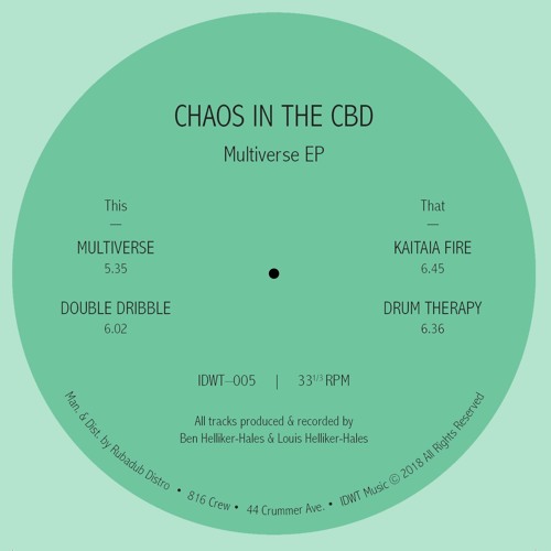 image cover: Chaos In The Cbd - Multiverse EP / IDWT 005