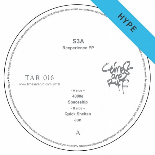 image cover: S3A - Rexperience EP / TAR016