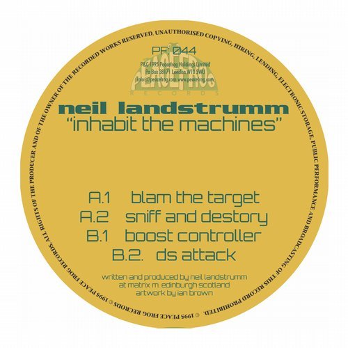 image cover: Neil Landstrumm - Inhabit The Machines / PF044DB