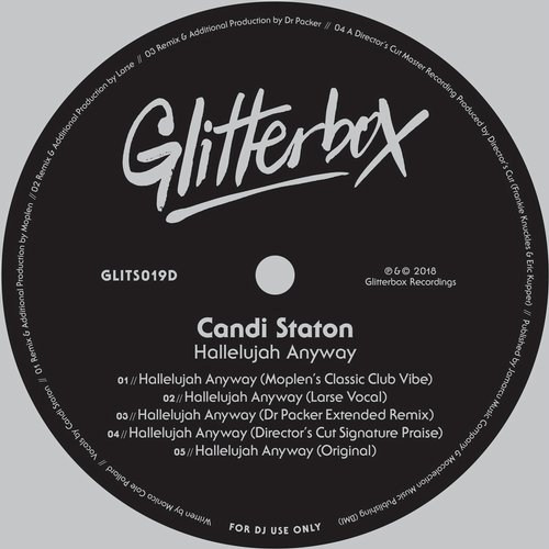 image cover: Candi Staton - Hallelujah Anyway / GLITS019D