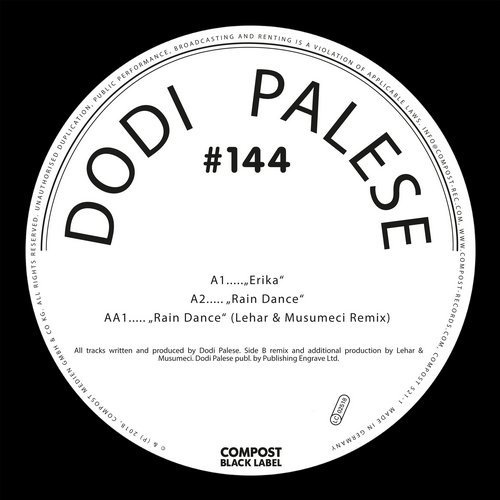 image cover: Dodi Palese - Erika / Raindance - Compost Black Label #144 / CPT5213