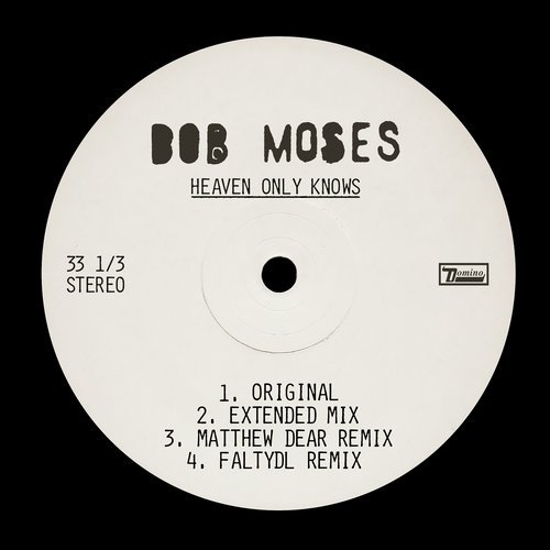 image cover: Bob Moses - Heaven Only Knows / RUG940D2