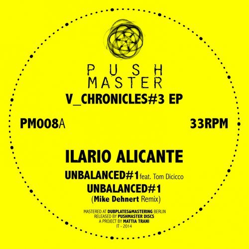 image cover: Ilario Alicante - V_Chronicles#3 Ep (Incl. Mike Dehnert Remix) / PM008