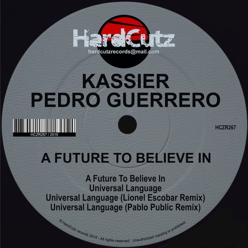 image cover: Pedro Guerrero, Kassier - A Future To Believe In / HCZR267