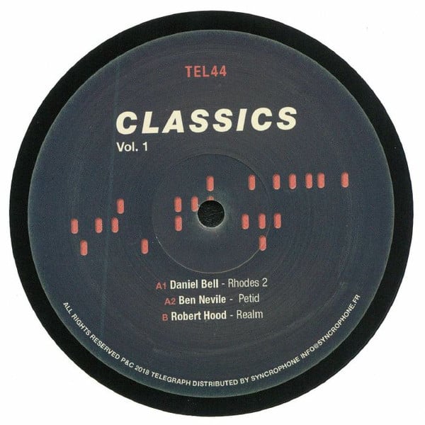 image cover: Ben Nevile, Robert Hood - Classics Vol. 1 / TEL44